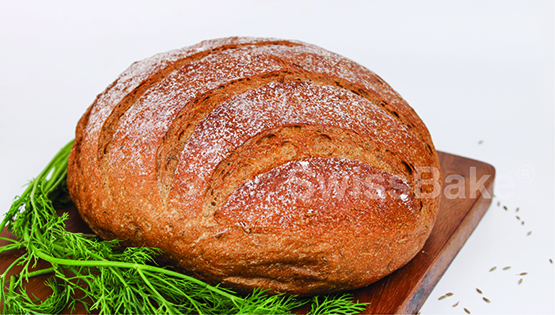 Caraway & Dill Rye Sourdough Bread